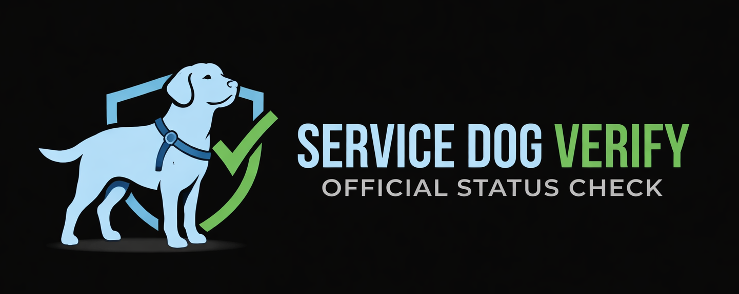 Service Dog Verification